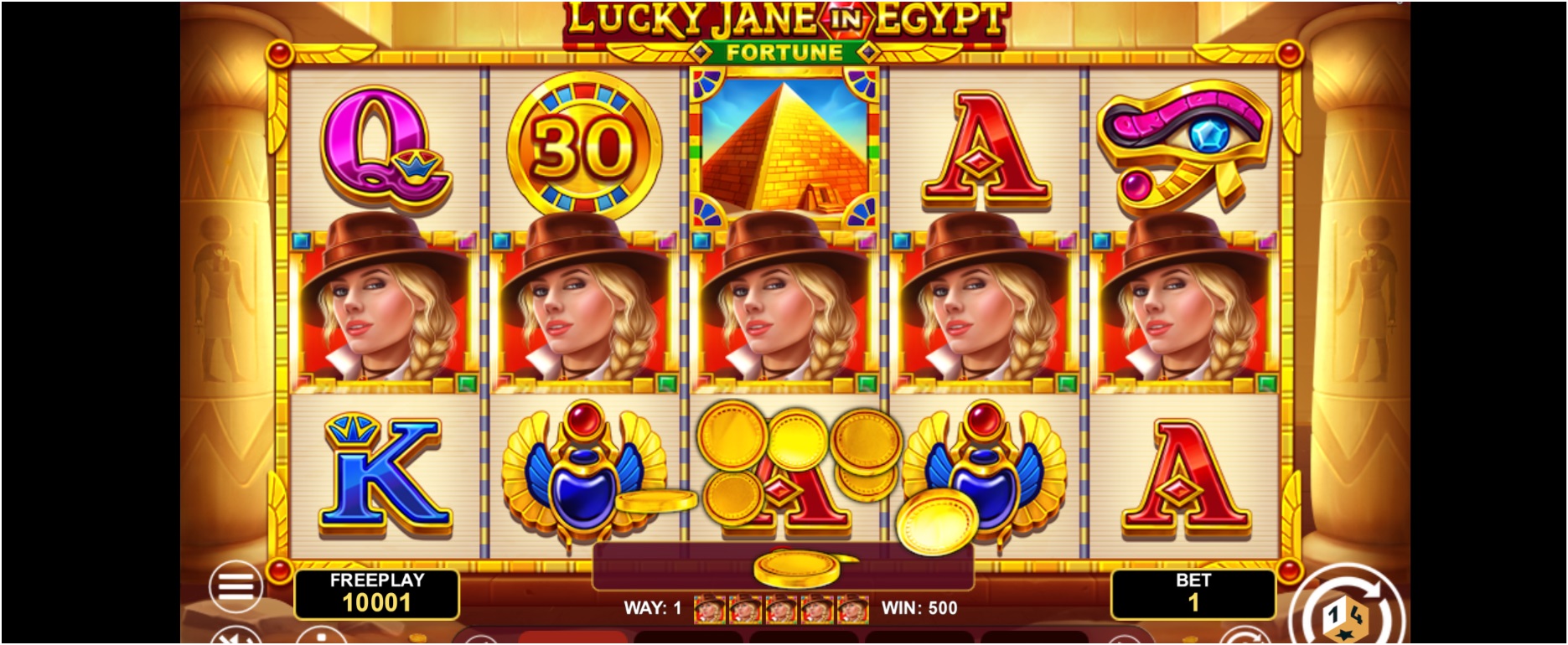 Lucky Jane in Egypt Spilleautomater Gratis