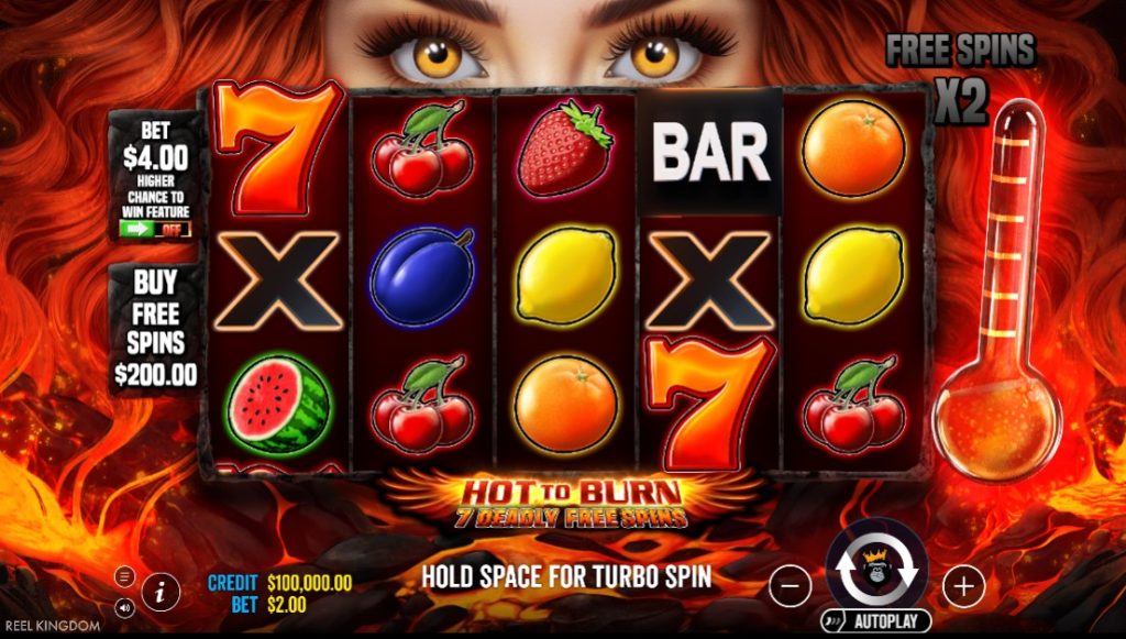 Hot to Burn – 7 Deadly Free Spins
