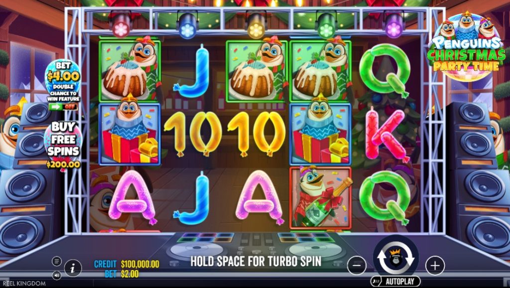 Penguins Christmas Party Time