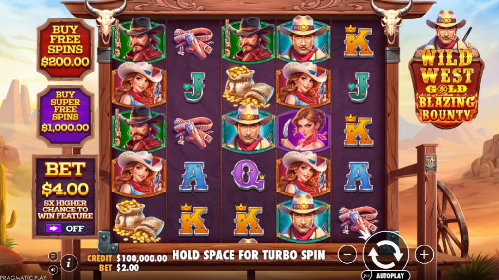 Wild West Gold Blazing Bounty